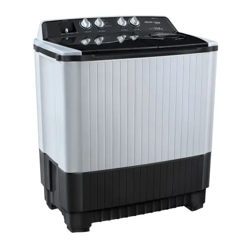 Voltas Beko 12 KG 5 Star Semi Automatic Top Load Washing Machine | Hygiene Boost | Fast Dry Technology | Double WaterFall (WTT120AGRT/HB, Grey)