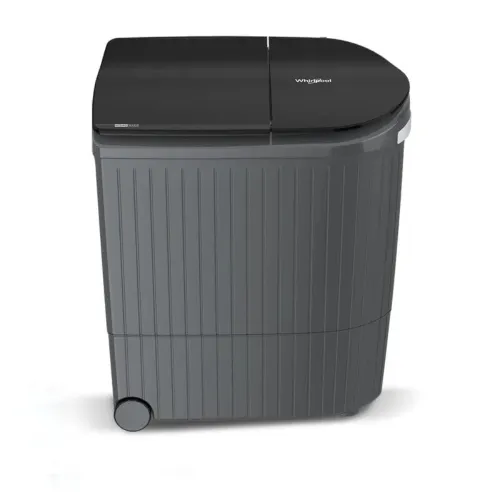 Whirlpool 9 KG 5 Star Semi Automatic Top Load Washing Machine | 3D Lint Filter | Rust Proof body | Soft Close Lid (Hydrowash Elite 9.0, Midnight Grey)