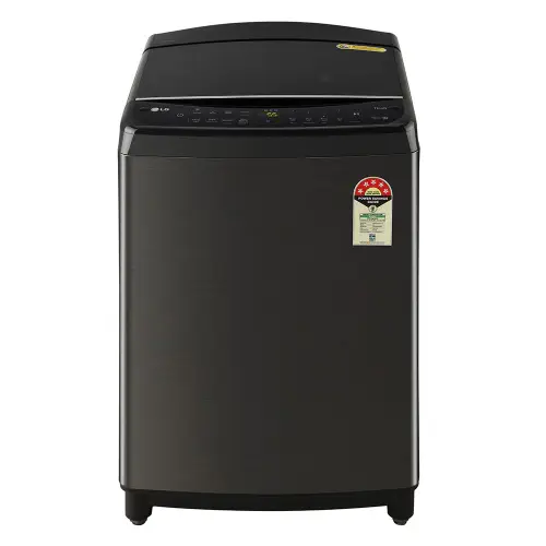 LG 10 KG 5 Star Inverter Fully Automatic Top Load Washing Machine |Wi-Fi |In-Built Heater |TurboDrum |Jet Spray Technology (THD10SWP, Platinum Black)