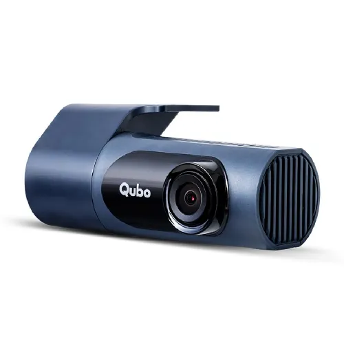Qubo Smart Dashcam Pro X FullHD 1080p Dash Camera with 360 Rotatable| Wide Angle View| Low Light Performance| Built-in Super Capacitor (Midnight Blue)