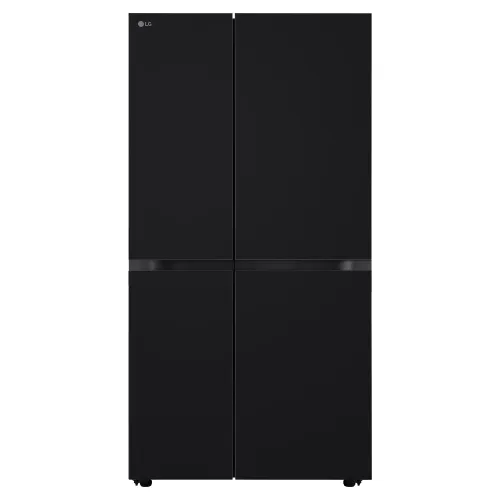 LG 650 Litres Side by Side Door Convertible Inverter Refrigerator with Smart Diagnosis, Hygiene Fresh+ (GL-B257DBM3, Black Mirror)