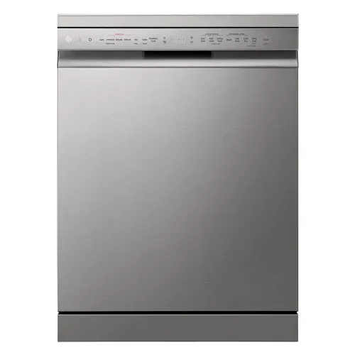 LG 14 Place Settings Free Standing Dishwasher with TrueSteam, QuadWash & Inverter Direct Drive (DFB532FP, Silver)