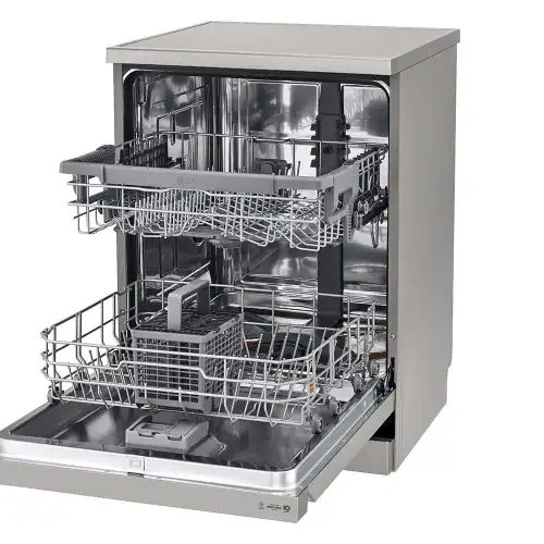LG 14 Place Settings Free Standing Dishwasher with TrueSteam, QuadWash & Inverter Direct Drive (DFB532FP, Silver) 8 LG 14 Place Settings Free Standing Dishwasher with TrueSteam, QuadWash & Inverter Direct Drive (DFB532FP, Silver)