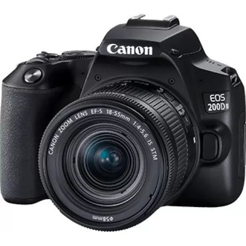 Canon EOS 200D II DSLR Camera EF-S 18 - 55 mm IS STM Lens
