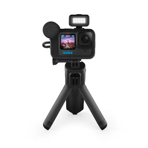 GoPro HERO12 Black Creator Edition Waterproof Action Camera with 5.3K60 Ultra HD Video, 27MP Photos, 1080p Live Streaming, Enduro Battery (Black)