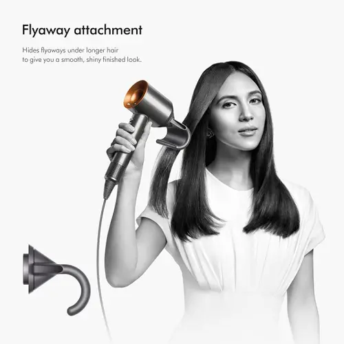 Dyson Supersonic 1380 W Hair Dryer with 4 Precise Heat Setting, Nickel & Copper (389934-01) 5 Dyson Supersonic 1380 W Hair Dryer with 4 Precise Heat Setting, Nickel & Copper (389934-01)