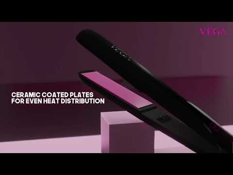 Vega Adore Hair Straightener with One Heat Setting, Black (VHSH18) 2 Vega Adore Hair Straightener with One Heat Setting, Black (VHSH18)