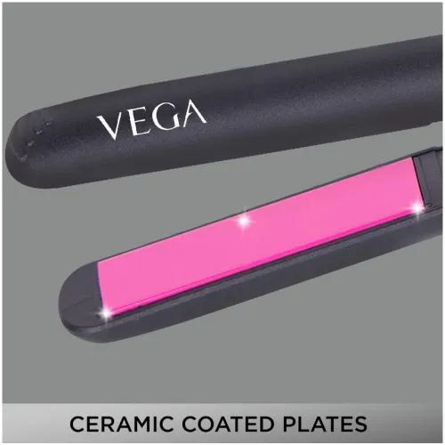 Vega Adore Hair Straightener with One Heat Setting, Black (VHSH18) 4 Vega Adore Hair Straightener with One Heat Setting, Black (VHSH18)