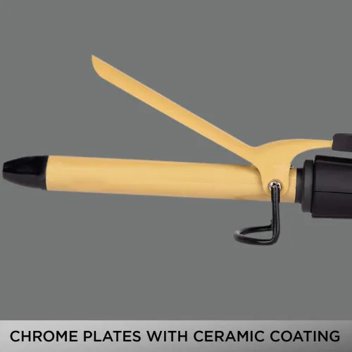 Vega Ease Curl 19 mm Barrel Hair Culer with Ceramic Coated Plates, Beige (VHCH01) 6 Vega Ease Curl 19 mm Barrel Hair Culer with Ceramic Coated Plates, Beige (VHCH01)