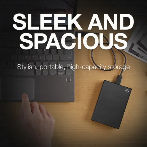 Seagate One Touch 2TB External HDD with Password Protection (Black)