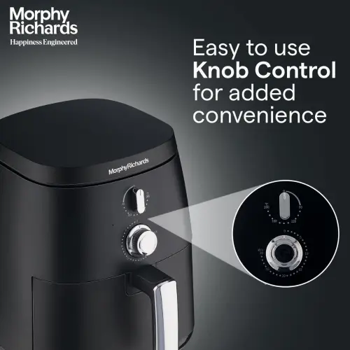 Morphy Richards Classic 5 Litres Air Fryer with Adjustable Temperature, Timer Control, Cool Touch Handle (Black) 3 Morphy Richards Classic 5 Litres Air Fryer with Adjustable Temperature, Timer Control, Cool Touch Handle (Black)