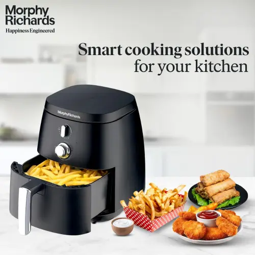 Morphy Richards Classic 5 Litres Air Fryer with Adjustable Temperature, Timer Control, Cool Touch Handle (Black) 6 Morphy Richards Classic 5 Litres Air Fryer with Adjustable Temperature, Timer Control, Cool Touch Handle (Black)