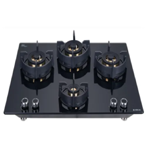 Elica Built in Hob with 4 Brass Burner, Cast Iron Pan Support, Auto Ignition (FLEXIDFSFB4B70TX, Black)