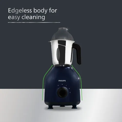 Philips 3 Jars 750 Watts Mixer Grinder with Turbo Motor, Knob Control (Blue, HL7757/01) 4 Philips 3 Jars 750 Watts Mixer Grinder with Turbo Motor, Knob Control (Blue, HL7757/01)
