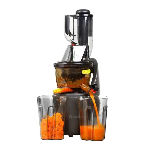 Wonderchef Regalia Full Fruit Cold Press Slow Juicer | 55 RPM Slow Juicer Reatins Higher Nutrients | 240 Watts Powerful DC Motor