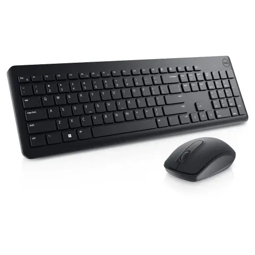 Dell KM3322W Wireless USB Keyboard and Mouse Combo, Anti-Fade & Spill-Resistant Keys, up to 36 Month Battery Life - Black