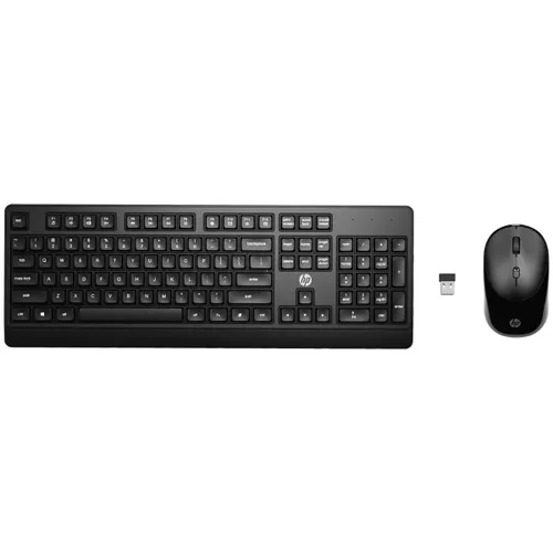 HP KM250 Wireless Keyboard and Mouse Combo with Ergonomic Design | Compatible with Windows 10 and 11 (Black)