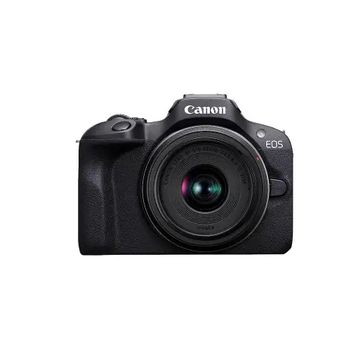 Canon Mirrorless Camera EOS R100 RF-S18-45mm f/4.5-6.3 IS STM, 24.1Megapixels, Effective ISO (Black)