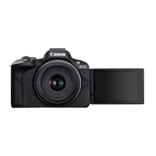 Canon Digital Camera EOS R50 (RF-S18-45mm f/4.5-6.3 IS STM), 24.2 Megapixels, 4K 30p & FHD 120p (Black) 5 Canon Digital Camera EOS R50 (RF-S18-45mm f/4.5-6.3 IS STM), 24.2 Megapixels, 4K 30p & FHD 120p (Black)