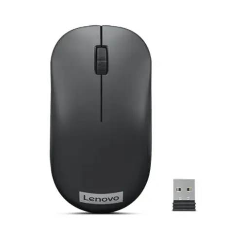 Lenovo 130 GY51C12380 Wireless USB Compact Mouse, 1000 DPI (Black)