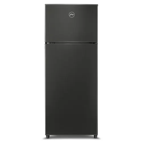 Godrej 244 Litres 2 Star Frost Free Double Door Refrigerator | Inverter Technology | LED Lights | Cool Balance Technology (RT Eon Valor 280B RI FS ST, Fossil Steel)