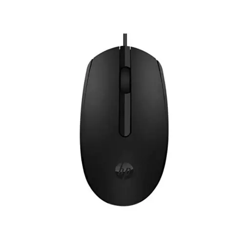 HP M10 Wired Mouse with 3 Buttons High Definition 1000DPI Optical Tracking (Black)