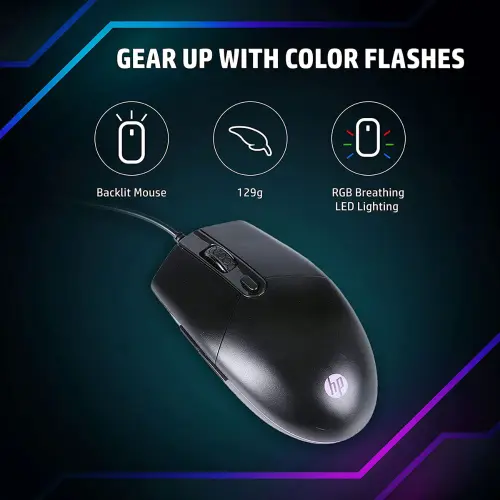 HP M260 RGB Backlighting Gaming Mouse with Customizable 6400 DPI (Black) 4 HP M260 RGB Backlighting Gaming Mouse with Customizable 6400 DPI (Black)