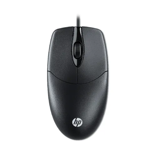 HP M050 3 Button Wired USB Mouse, 1200 DPI, Ergonomic Design, Optical Engine, 3 Year Warranty (Black)