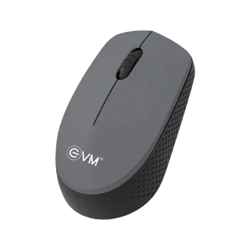 EVM Wireless Mouse NEO with 2.4 GHz Connectivity, Up to 1600 DPI, USB Receiver, ABS Material (EVM NEO 3W042, Black)