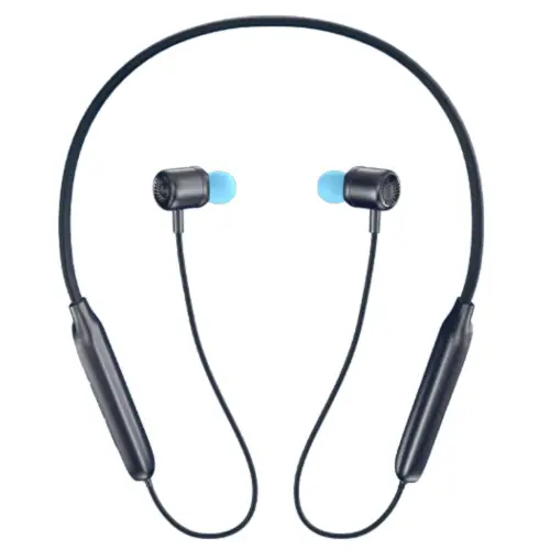 Noise Bravo In-Ear Wireless Neckband with Microphone, Bluetooth 5.2, 35 Hours Playtime (Cyan Blue)